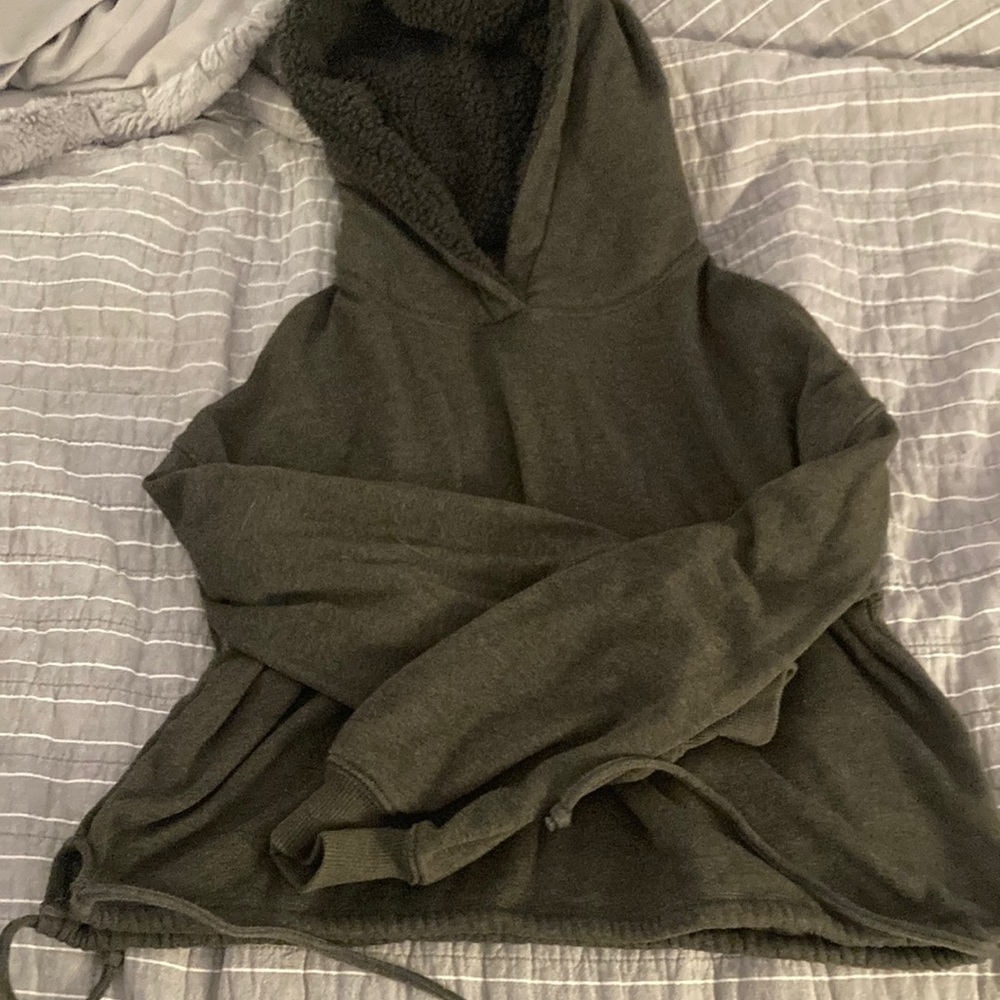 Dark gray sweatshirt